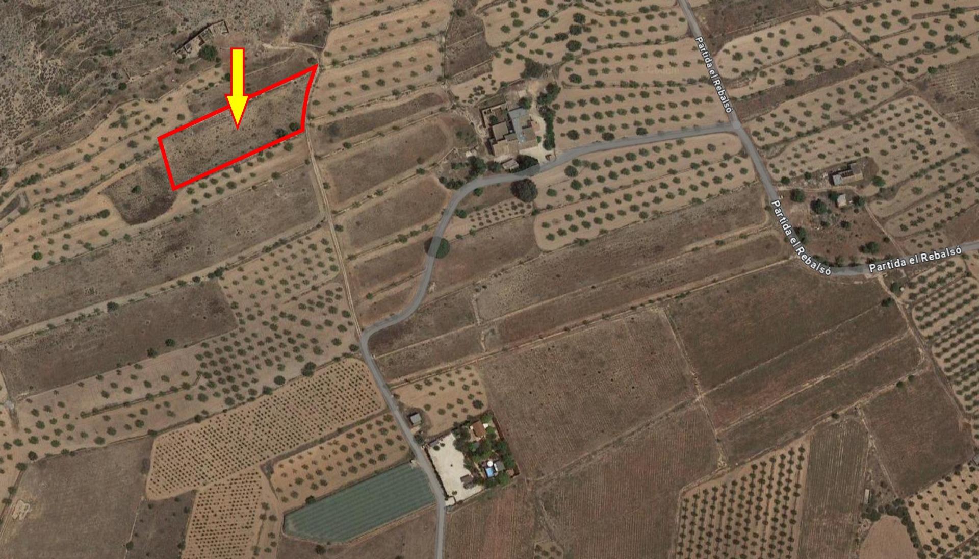 Terreno rural en Hondon de las Nieves